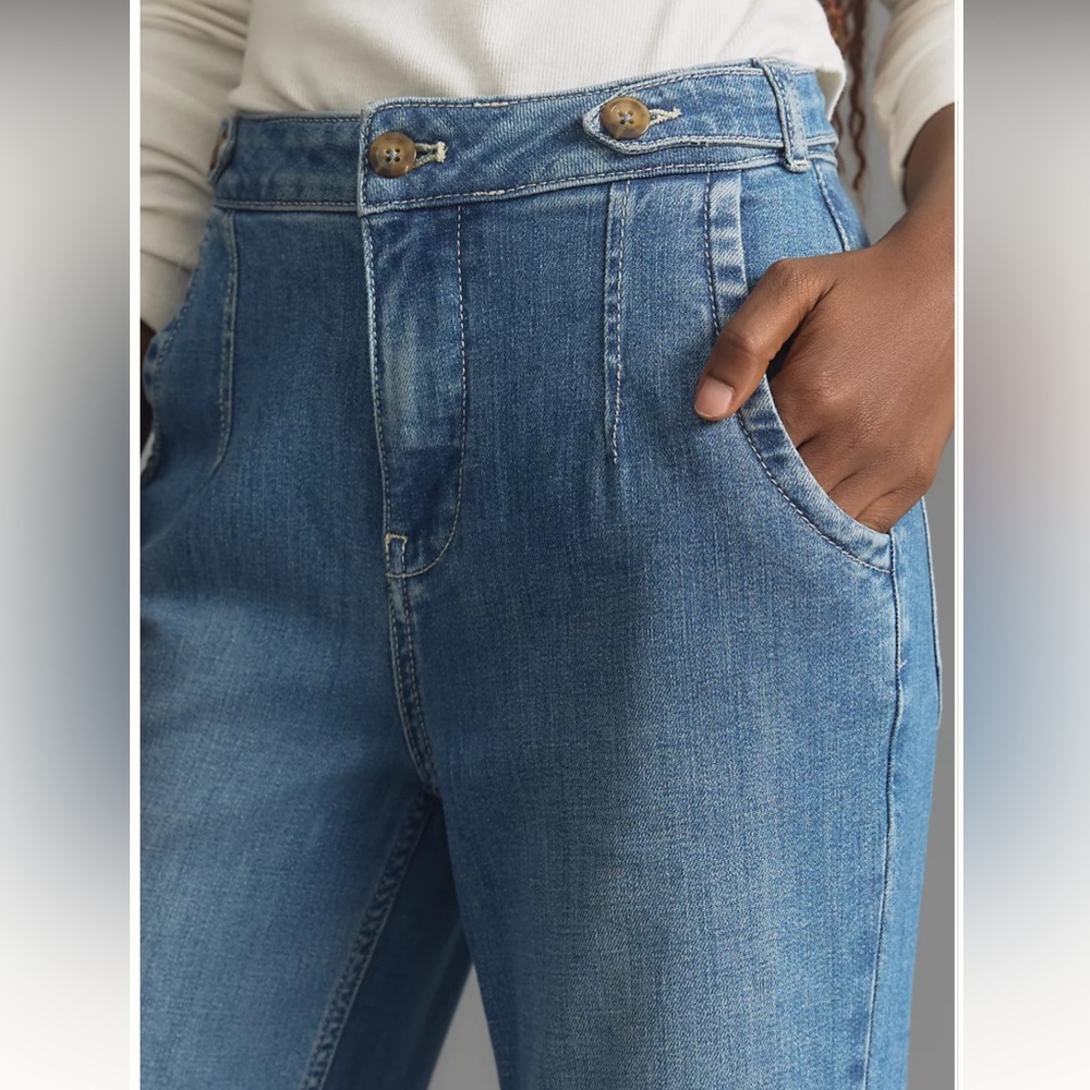 Pilcro Tower Flare Mid-Rise Jeans - Picture 2 of 10